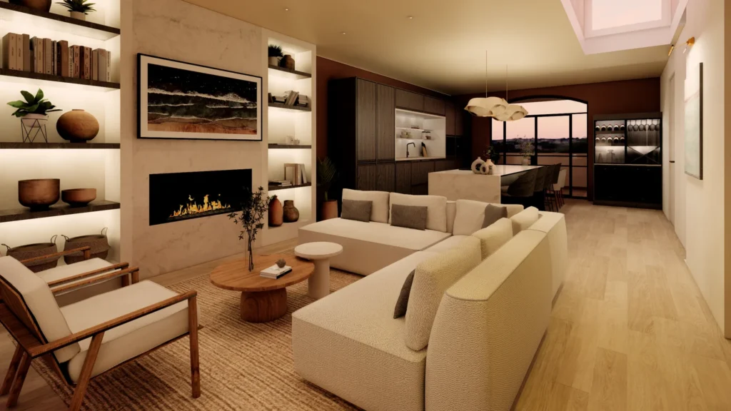 Luxury livingroom design by FreDesign